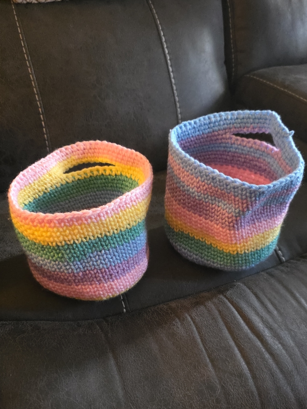 *CHOOSE ONE* Handmade Hanging Crochet Storage Basket